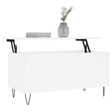 Coffee Table White 90x44.5x45 cm Engineered Wood 830972