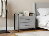 Hanging Bedside Cabinet Grey Sonoma 40 x 30 x 50 cm 8013548