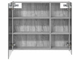 Bathroom Mirror Cabinet Grey Sonoma 63.5 x 15.5 x 70 cm 889244