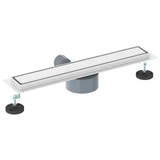 Shower Drain 2-in-1 with 360&deg Siphon Silver 54 x 11 x 9.5 cm 42015961