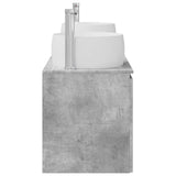 Bathroom Cabinet Set 3 pcs Concrete Grey 49.5 x 44.5 x 66 cm 3405710