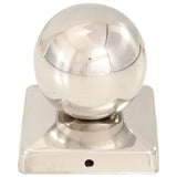 Post Caps 6 pcs Globe Final Stainless Steel 101x101 mm 145496