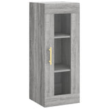 Highboard Grey Sonoma 34.5x34x180 cm Engineered Wood 3199359