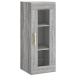 Highboard Grey Sonoma 34.5x34x180 cm Engineered Wood 3199487