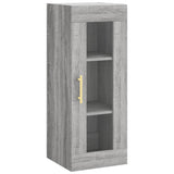 Highboard Grey Sonoma 34.5x34x180 cm Engineered Wood 3199487
