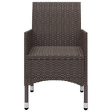 Garden Dining Set Brown, Cream White 3095891
