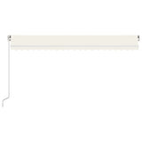 Manual Retractable Awning 500x300 cm Cream 3068937