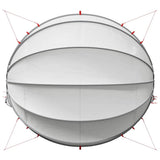 Pool Dome Folding Manual Grey and Orange 546 x 516 x 250 cm 42001128