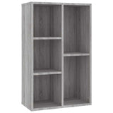 Book Cabinet/Sideboard Grey Sonoma 50x25x80 cm Engineered Wood 826612