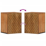 Bathroom Wall Cabinet 38x33x48 cm Solid Wood Mango 358304