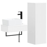 Bathroom Furniture Set 2 pcs White 33 x 34.5 x 100 cm 3406103