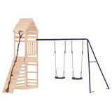 Outdoor Playset Natural wood and blue 3156925