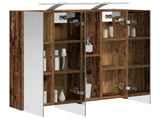 Bathroom Mirror Cabinet Old Wood 70 x 14.5 x 70 cm 889101