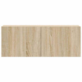 3 Piece TV Cabinet Set Sonoma Oak Engineered Wood 3114472