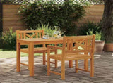 Garden Dining Set 3 pcs Brown Solid Acacia Wood 3375649