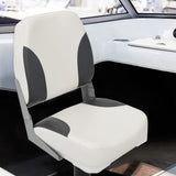 Foldable Boat Seat 2 Set Low Backrest 3284296