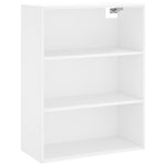 Highboard White 69.5x34x180 cm Engineered Wood 3190005
