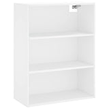 Highboard White 69.5x34x180 cm Engineered Wood 3190005