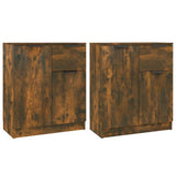 Sideboards 2 pcs Smoked Oak 60x30x70 cm Engineered Wood 3115817