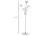 Crystal Floor Lamps for Living Room Bedroom with 5 Light, Modern Upright Standing Lamp, 34x25x156cm, T3398P329547