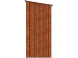 Garden Sheds Brown 203.5 x 73 x 200 cm Metal 42011302