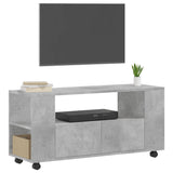TV Cabinet Concrete Grey 102x34.5x43 cm Engineered Wood 833746