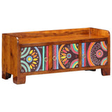 Shoe Cabinet Multicolour 90 x 35 x 40 cm Solid Acacia Wood 4016514