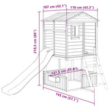 Outdoor Playset Solid Wood Fir 3145012