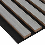 Acoustic Wall Panels 8 pcs Slatted 60.5x60 cm Oak Veneer 42002583