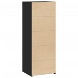 Highboard Black 45x41x124 cm Engineered Wood 846391