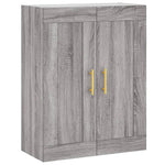 Highboard Grey Sonoma 69.5x34x180 cm Engineered Wood 3199679