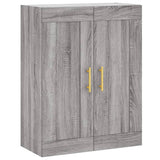 Highboard Grey Sonoma 69,5x34x180 cm Engineered Wood 3199679