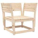 Garden Sofa Set Natural wood Solid Pine Wood 3216995