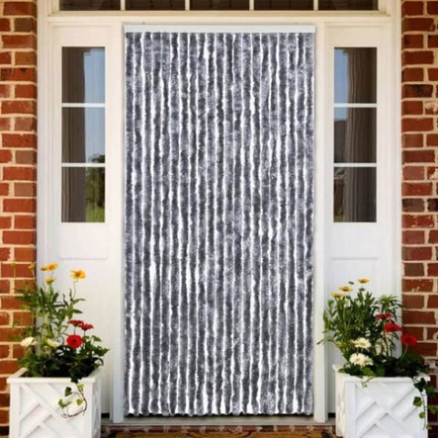 ZNTS Insect Curtain Silver 90x200 cm Chenille 315139