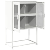 ZNTS Highboard White 68x39x107 cm Steel 853379