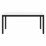 Coffee Table White 100 x 50 x 45 cm Solid Pine Wood 892766