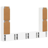 TV Cabinet Set 8 pcs White Engineered Wood 3409132