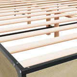 Bed Frame without Mattress Sonoma Oak 120x190 cm Small Double 3280023