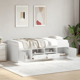 Daybed with Drawers without Mattress White 90x200 cm 3280244