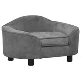 Dog Sofa Grey 67x47x36 cm Plush 171084