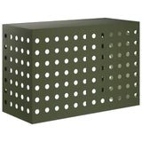 Air Conditioner Cover Olive Green 90 x 40 x 60 cm Steel 8014125