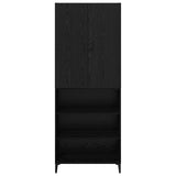 Highboard Black Oak 69.5 x 34 x 180 cm Engineered Wood 3416244