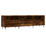 TV Cabinet Smoked Oak 150x30x44.5 cm Engineered Wood 831265