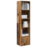 Bookcase Old Wood 31x24x127 cm Engineered Wood 860353