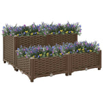 Raised Bed 80x80x38 cm Polypropylene 316523