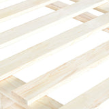 Bed Frame natural pine Solid pinewood Single Bed Frame 3281575
