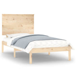 Bed Frame without Mattress 100x200 cm Solid Wood Pine 3104793