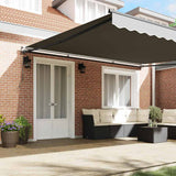 Awning Frame Manual Anthracite 450 x 350 cm Aluminium 313236