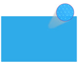 ZNTS Rectangular Pool Cover 1000x600 cm PE Blue 92961