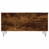 Coffee Table Smoked Oak 90x44.5x45 cm Engineered Wood 830977